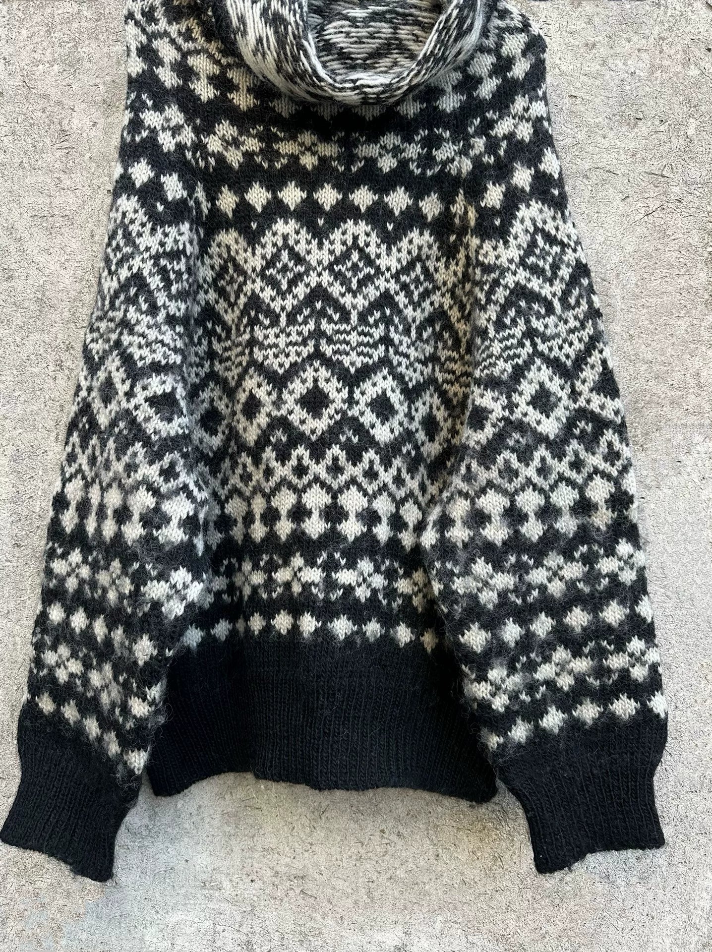 Yohji Yamamoto 11AW Geometric Sweater