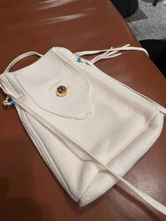 Undercover White Deer Leather Bag