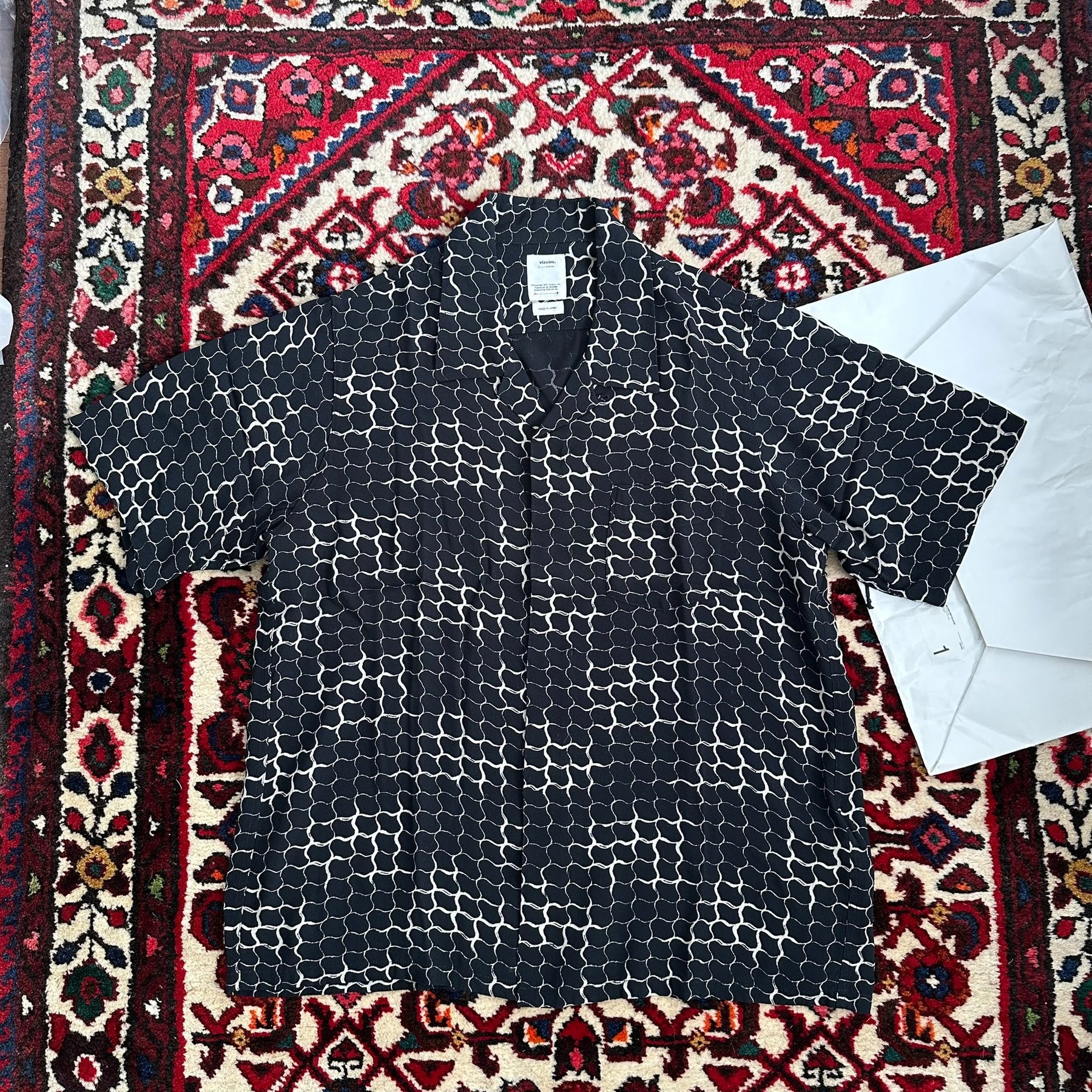 Visvim 20SS Free Edge Snake Print Shirt