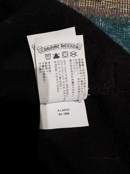 Chrome Hearts Black Embroidered Shorts