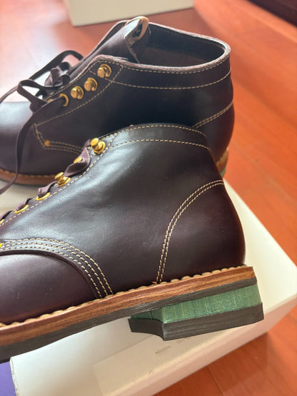 visvim brigadier boots burgundy m9.5