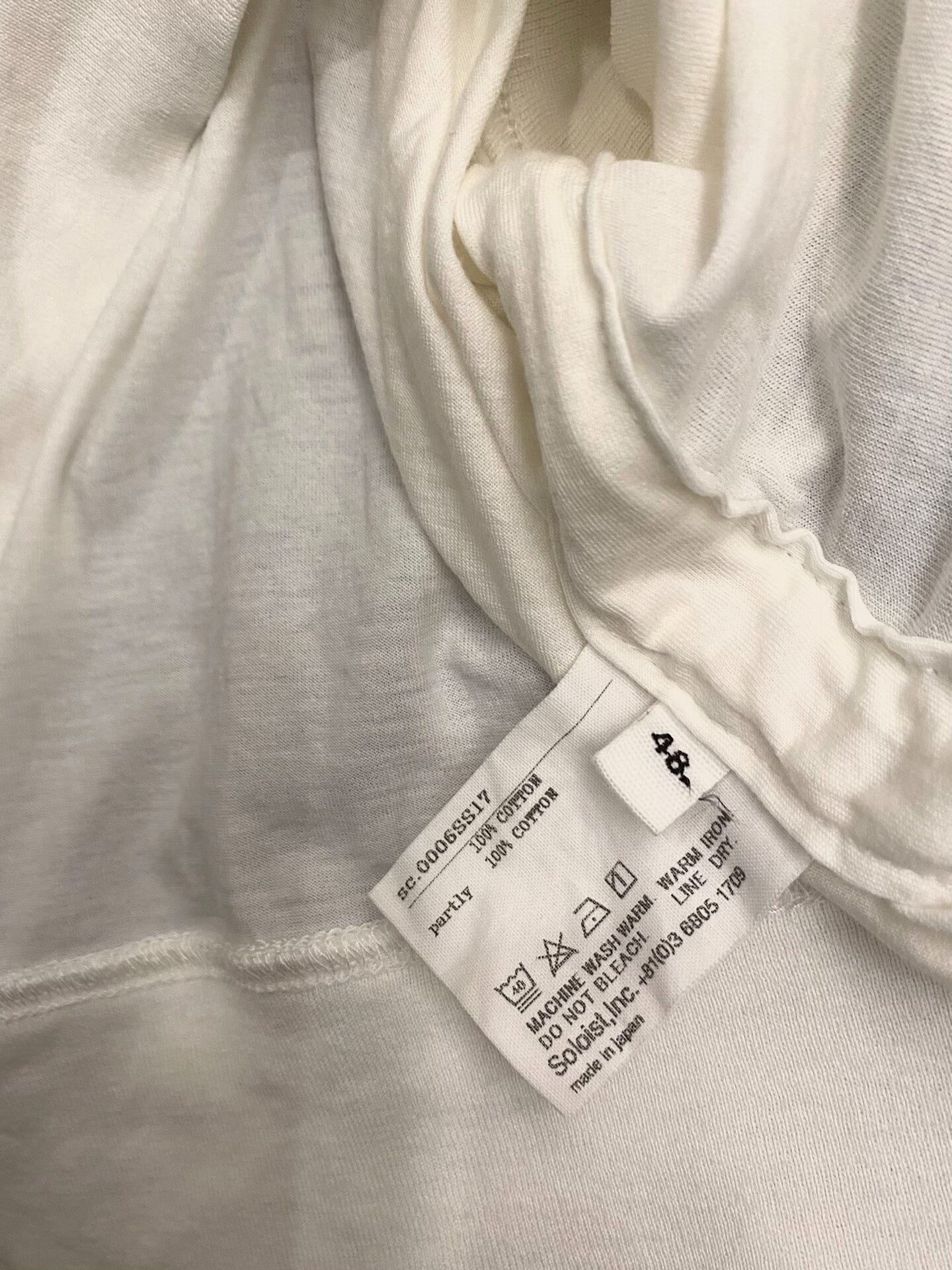 Soloist 2017SS Deconstructed Robe Tee