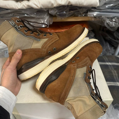 visvim camel boots with perfect leather condition