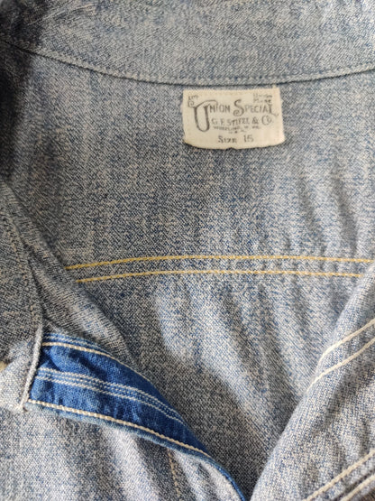 freewheelers chief printed button-up shirt