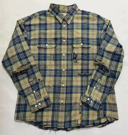 VISVIM 21AW Lumber Check L/S Crash