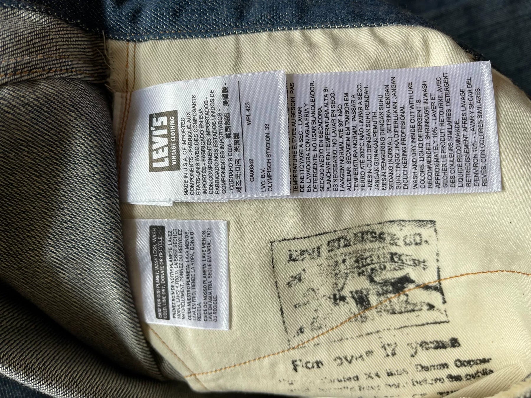 Levi's LVC 501XX 1890 90501-0009