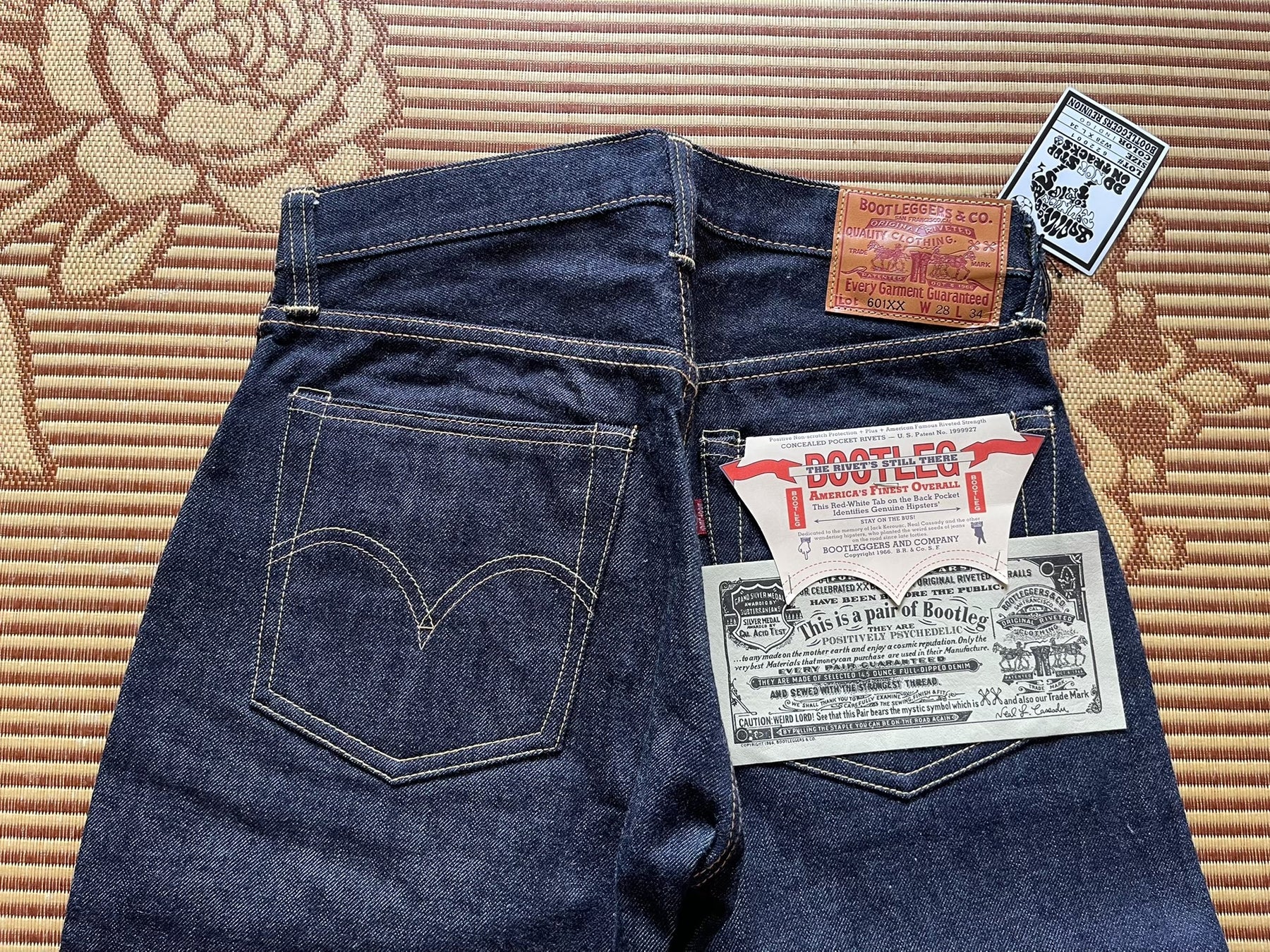 Bootleggers Skull Horse 601xx Jeans