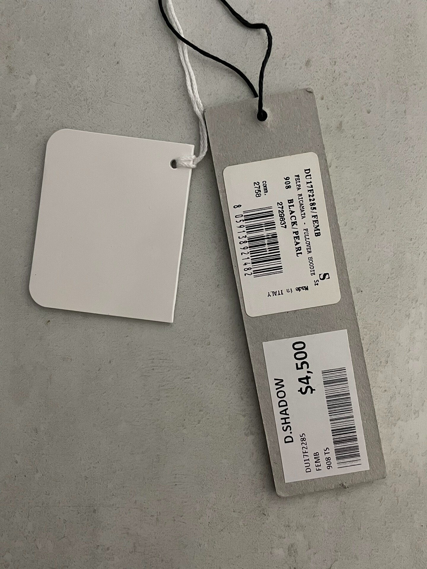 rick owens long black hoodie sweatshirt