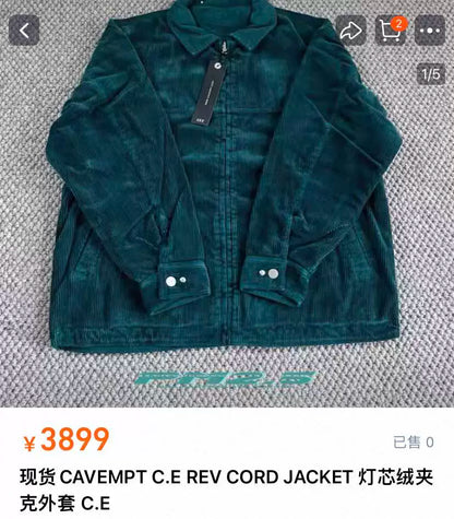 CAVEMPT Made in Japan Reversible Corduroy Jacket