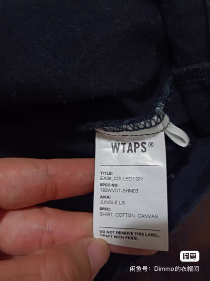 Wtaps 19AW Jungle LS Cotton Canvas Shirt
