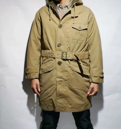 1940s Military Deck Coat Jacket Parka