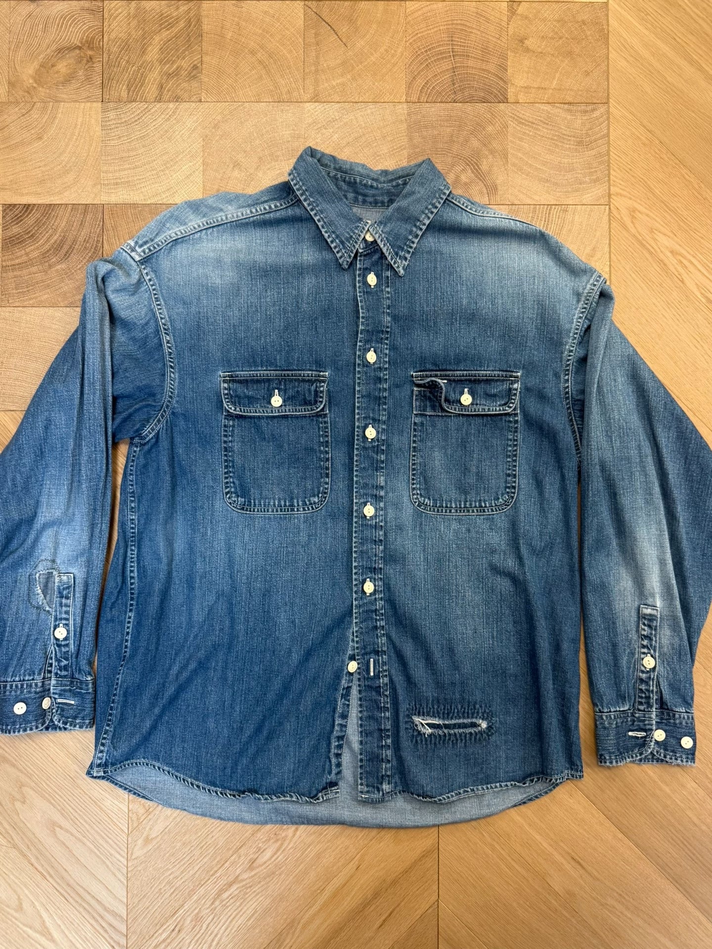 Visvim 20SS Lumber Shirt Damaged