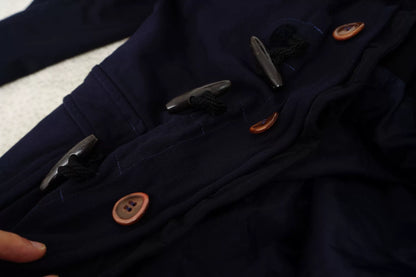 Comme des Garçons Pleated Front Claw Button Coat