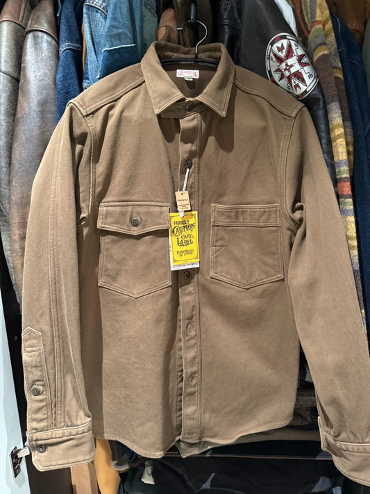 vintage Heavy Twill Work Officer Shirt