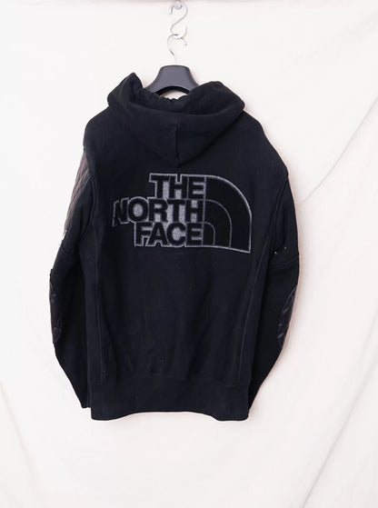 Comme des Garçons x The North Face Leather Sleeve Sweatshirt