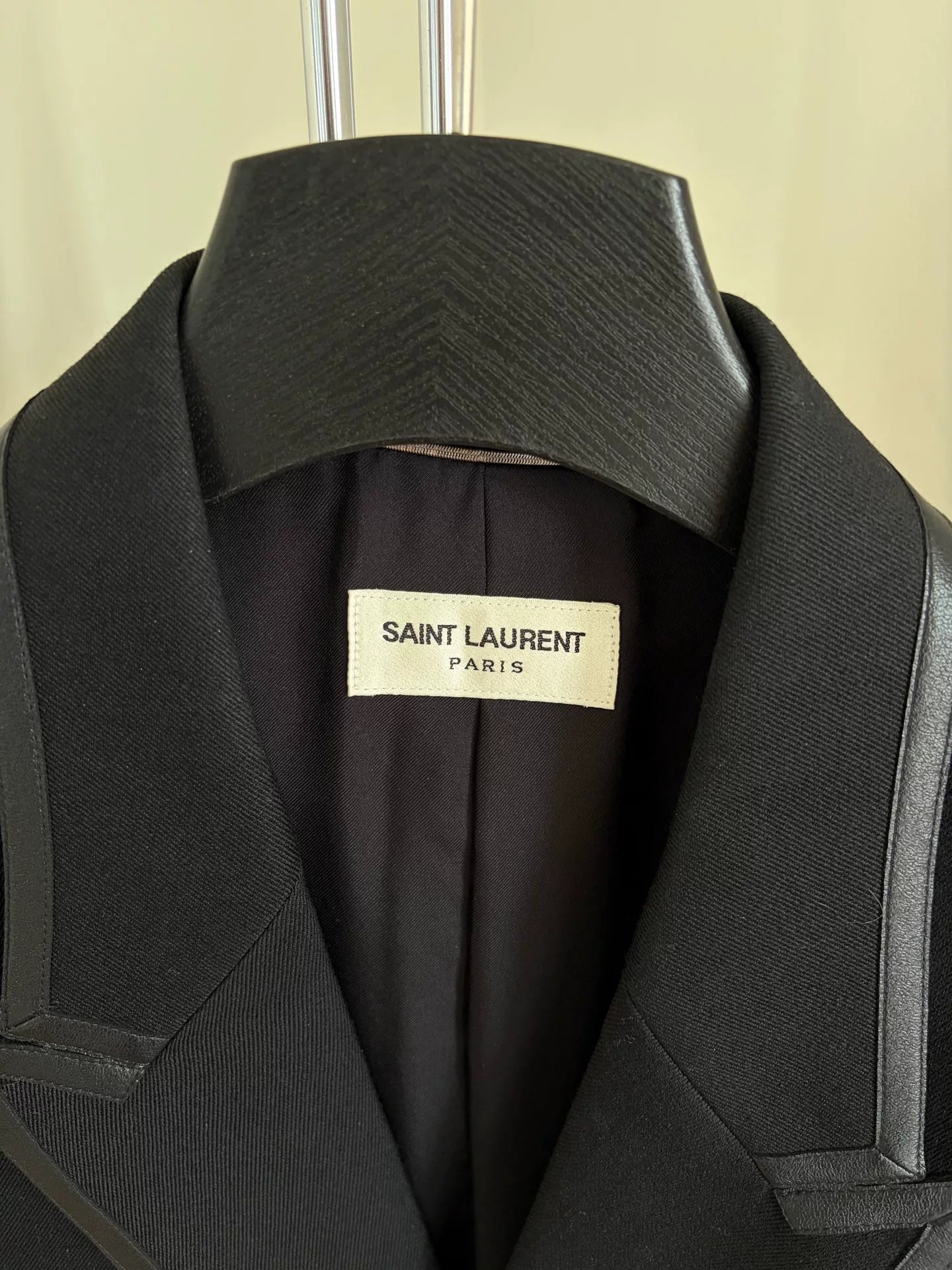 Saint Laurent Black Trimmed Blazer