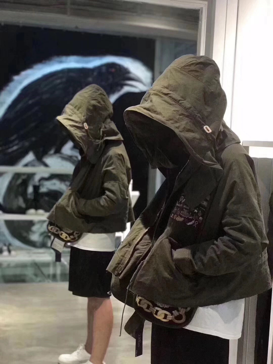 military fishtail parka jacket by readymade