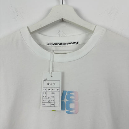 Alexander Wang Gradient Logo Short Sleeve Tee