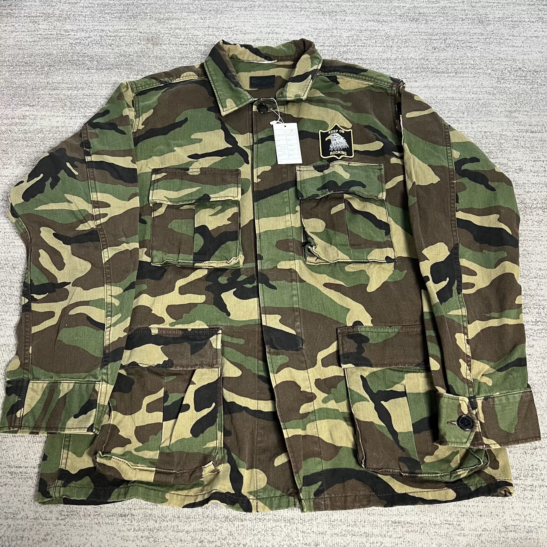 Saint Laurent Camouflage Utility Jacket