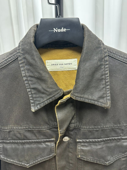 Dries Van Noten Waxed Denim Jacket