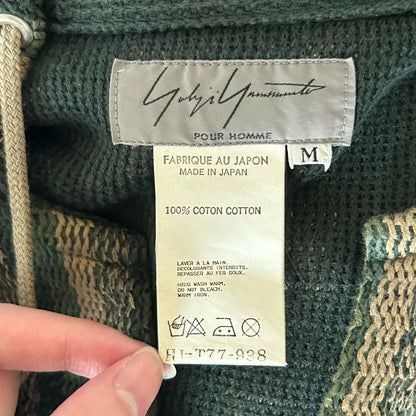 Yohji Yamamoto 98ss Portrait Stripe Hoodie