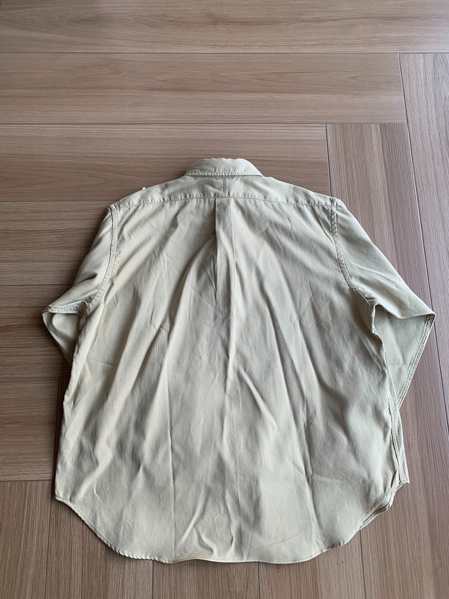 A.PRESSE Double Weave Twill Regular Collar Shirt