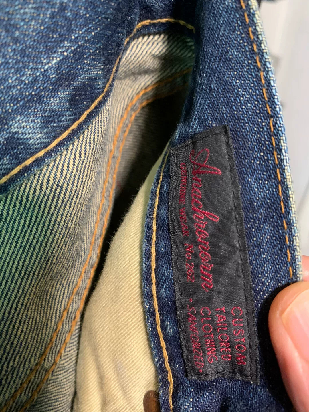 stylish raw denim slim fit jeans W30