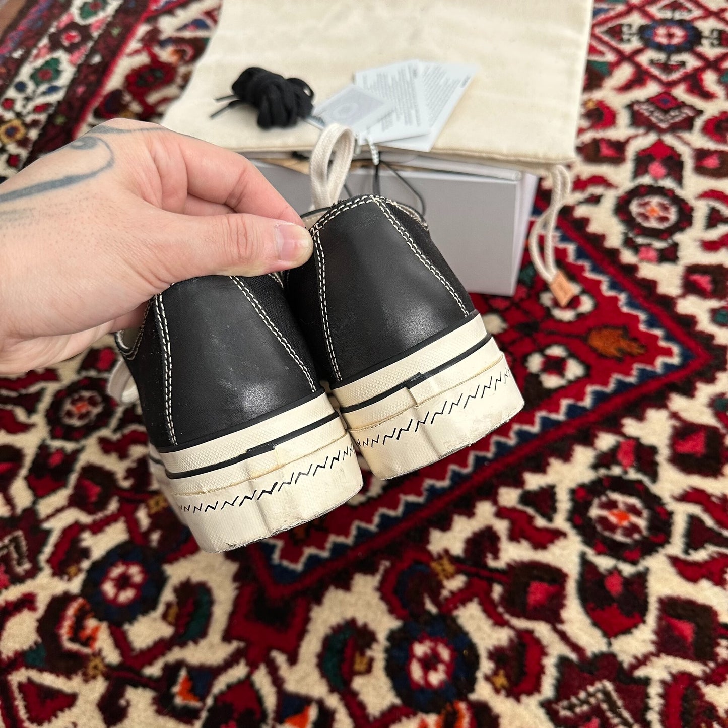 Visvim Skagway Canvas Sneakers Size 9