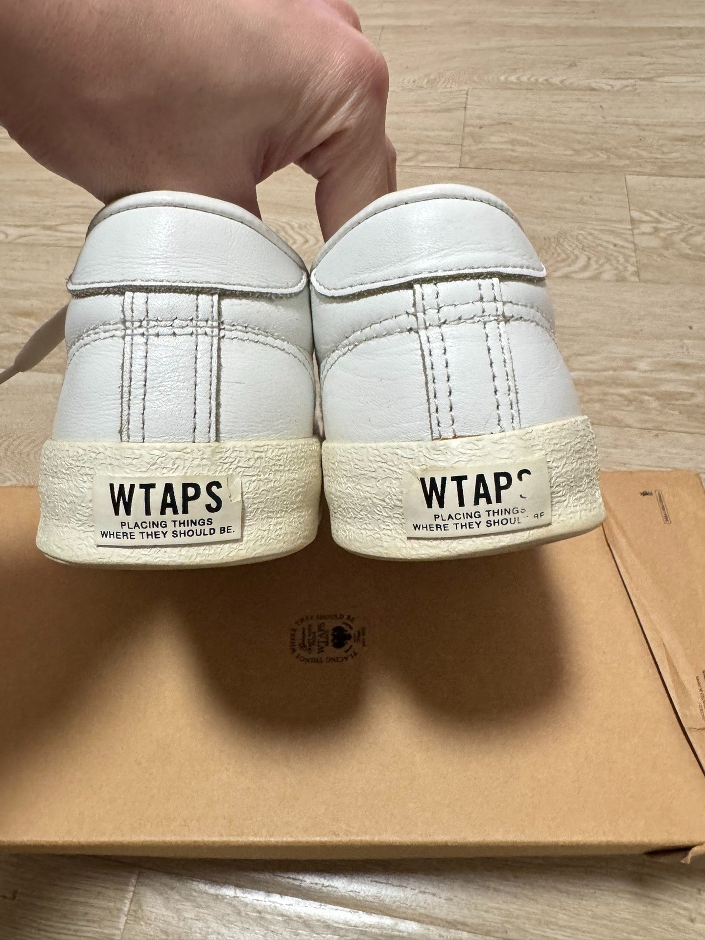 WTAPS 16SS Low-Top Leather Shoes
