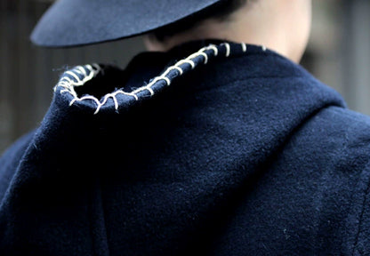 porter classic custom duffle coat navy