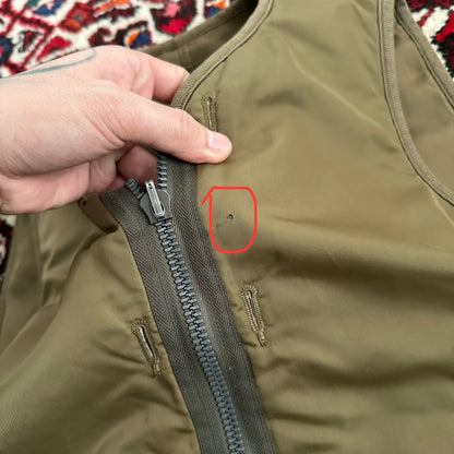 visvim iris liner vest in nylon