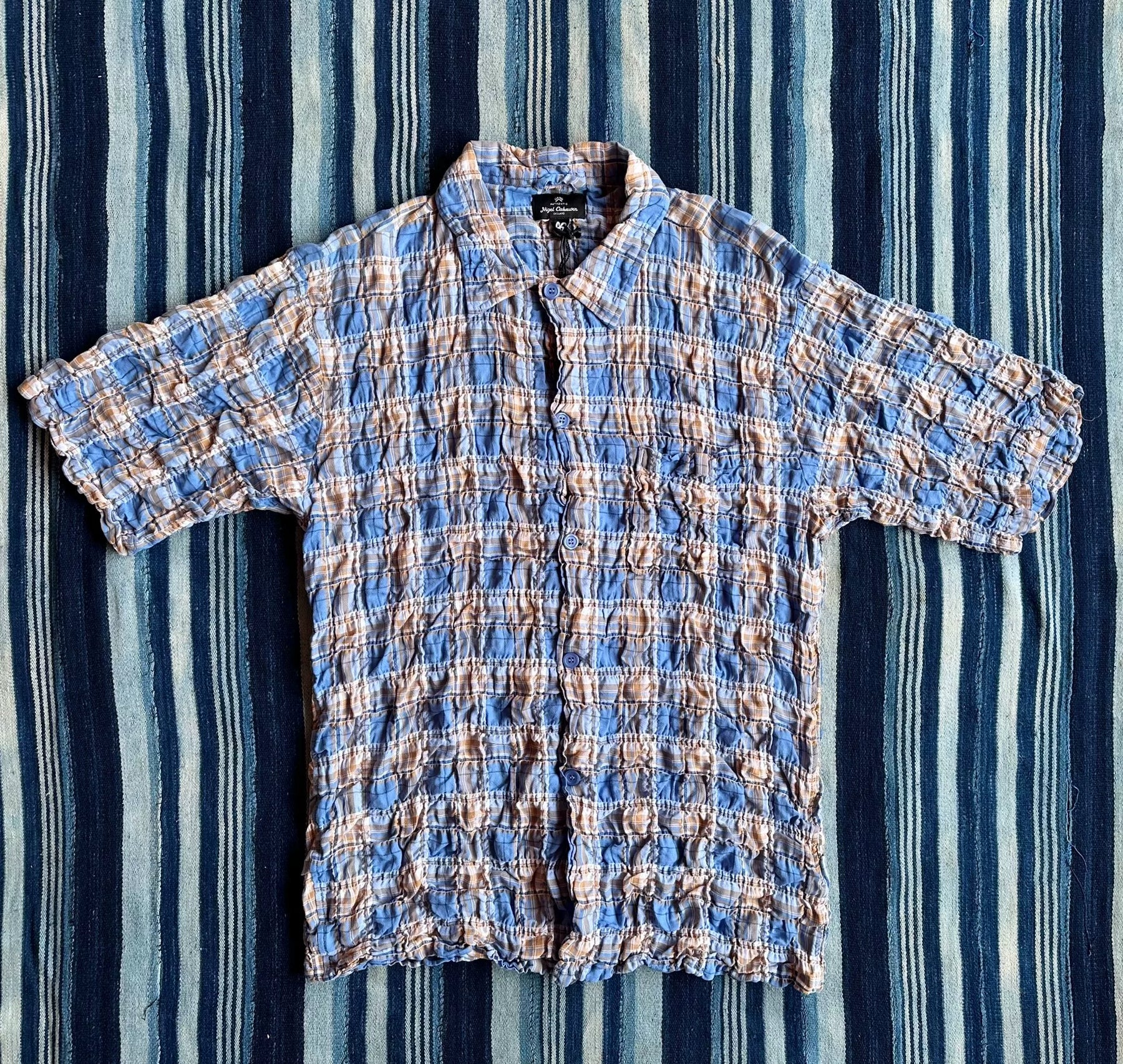 Nigel Cabourn Frankies Check Short-Sleeve Shirt