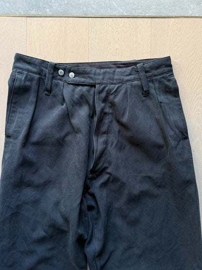 A.PRESSE Silk Cotton Casual Trousers