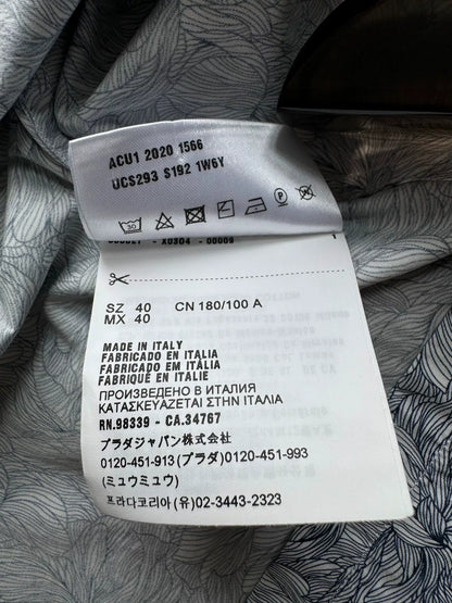 Prada SS20 Floral Short Sleeve Shirt