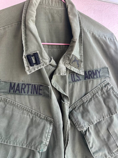 1960s Vintage Vietnam War TCU Combat Shirt