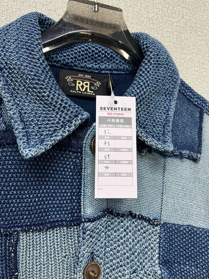 RRL Double RL Patchwork Cotton Linen Jacket