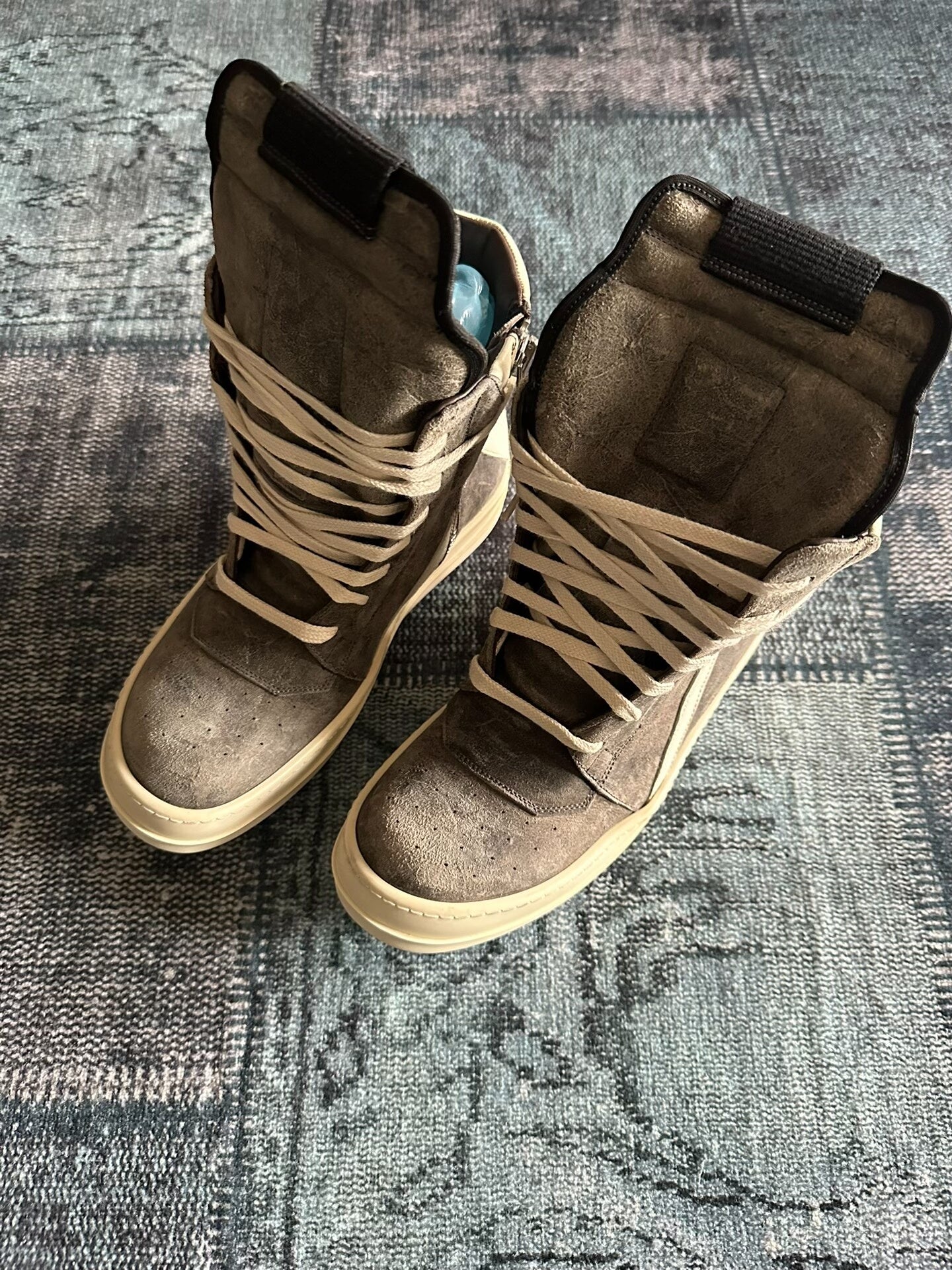 Rick Owens Main Line Brown Suede Shoes
