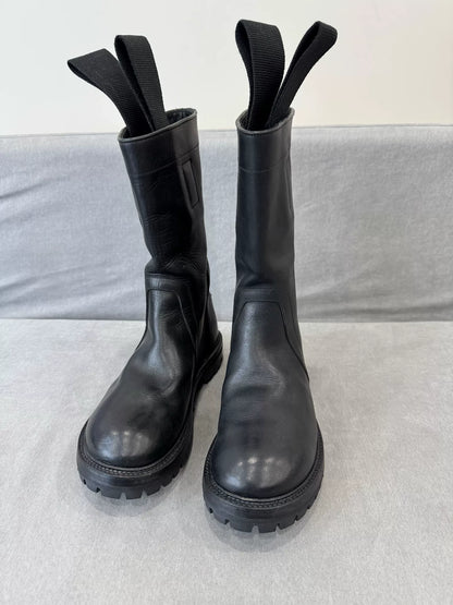Rick Owens Platform Iron Ring Boots Size 40