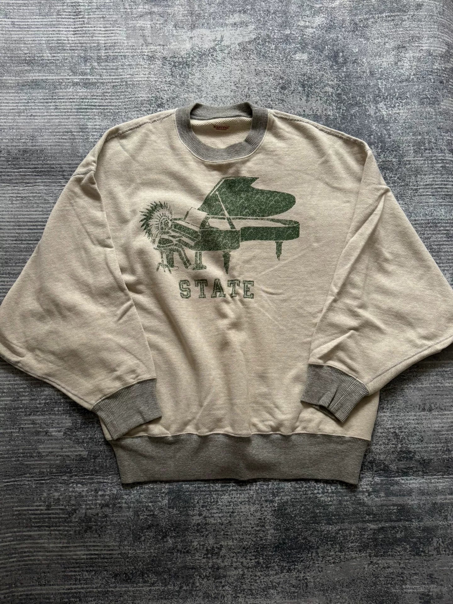 Kapital Piano Batwing Sweatshirt
