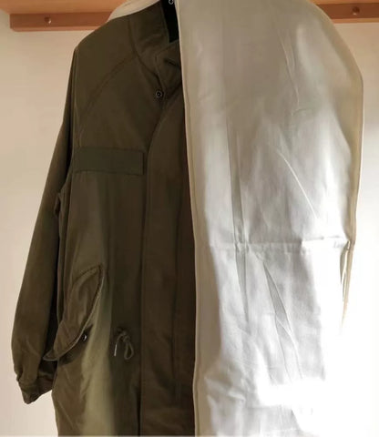 visvim six-five parka in olive green