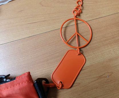 kapital outdoor shoulder bag with chain