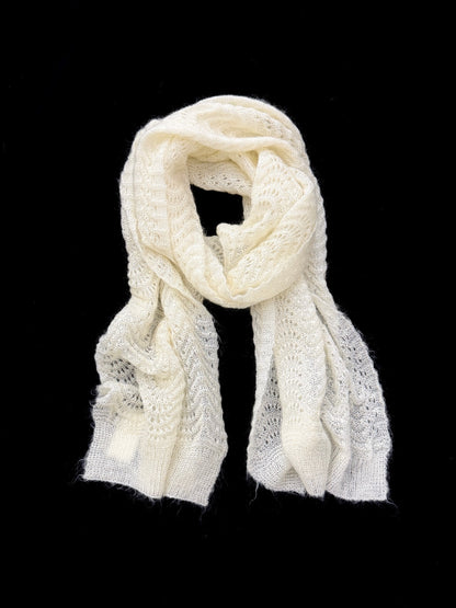 Yohji Yamamoto Noir Open Knit Scarf