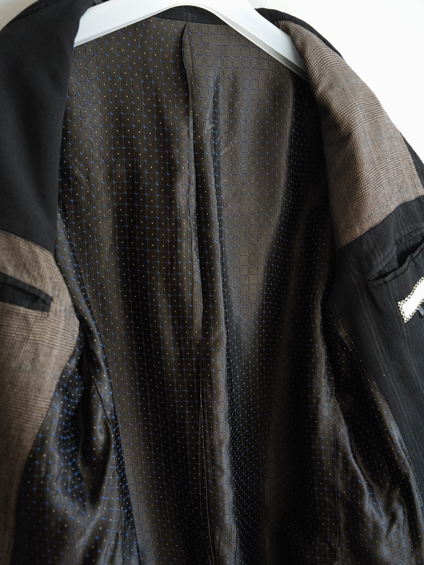 camouflage patterned wool blazer