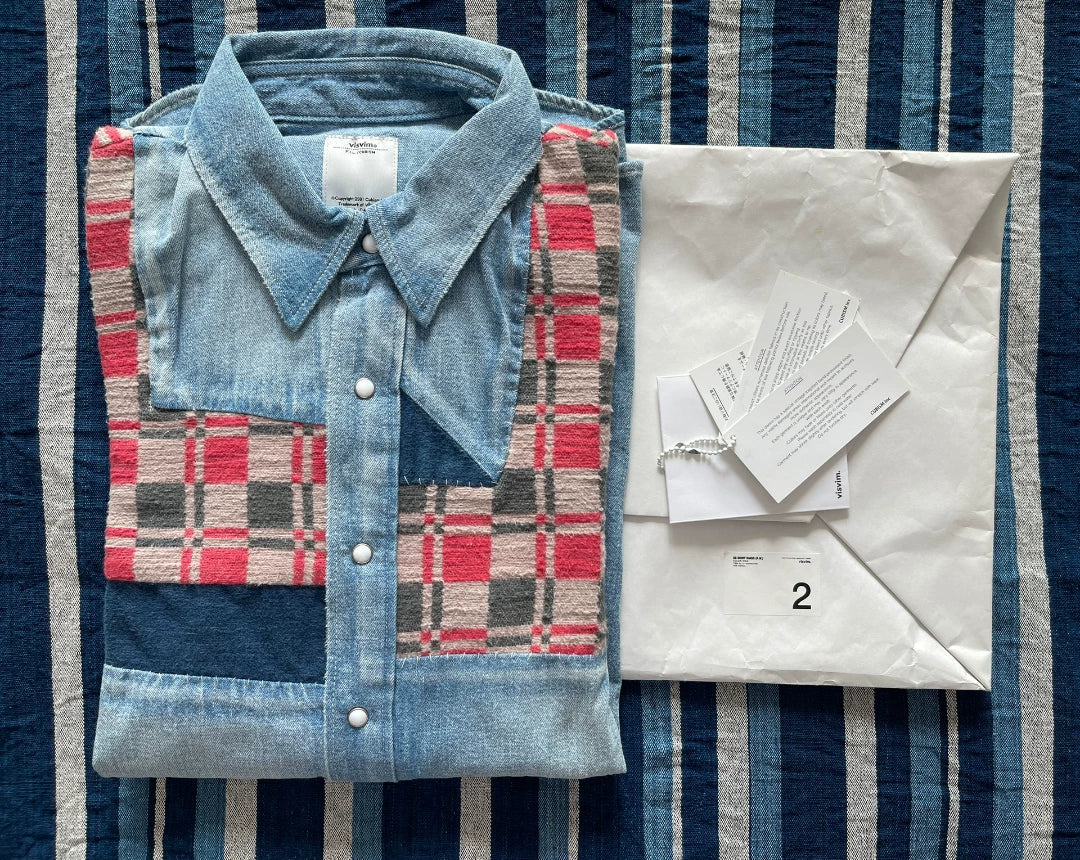 visvim ss shirt dmgd (p.w.)