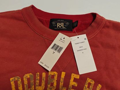 ralph lauren rrl vintage red sweatshirt
