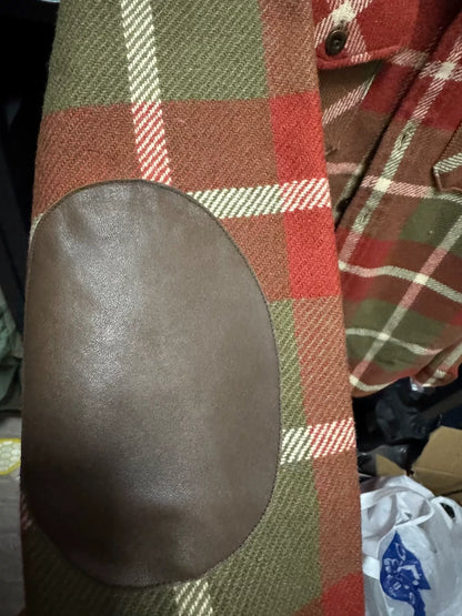 wool plaid shirt for fall and winter