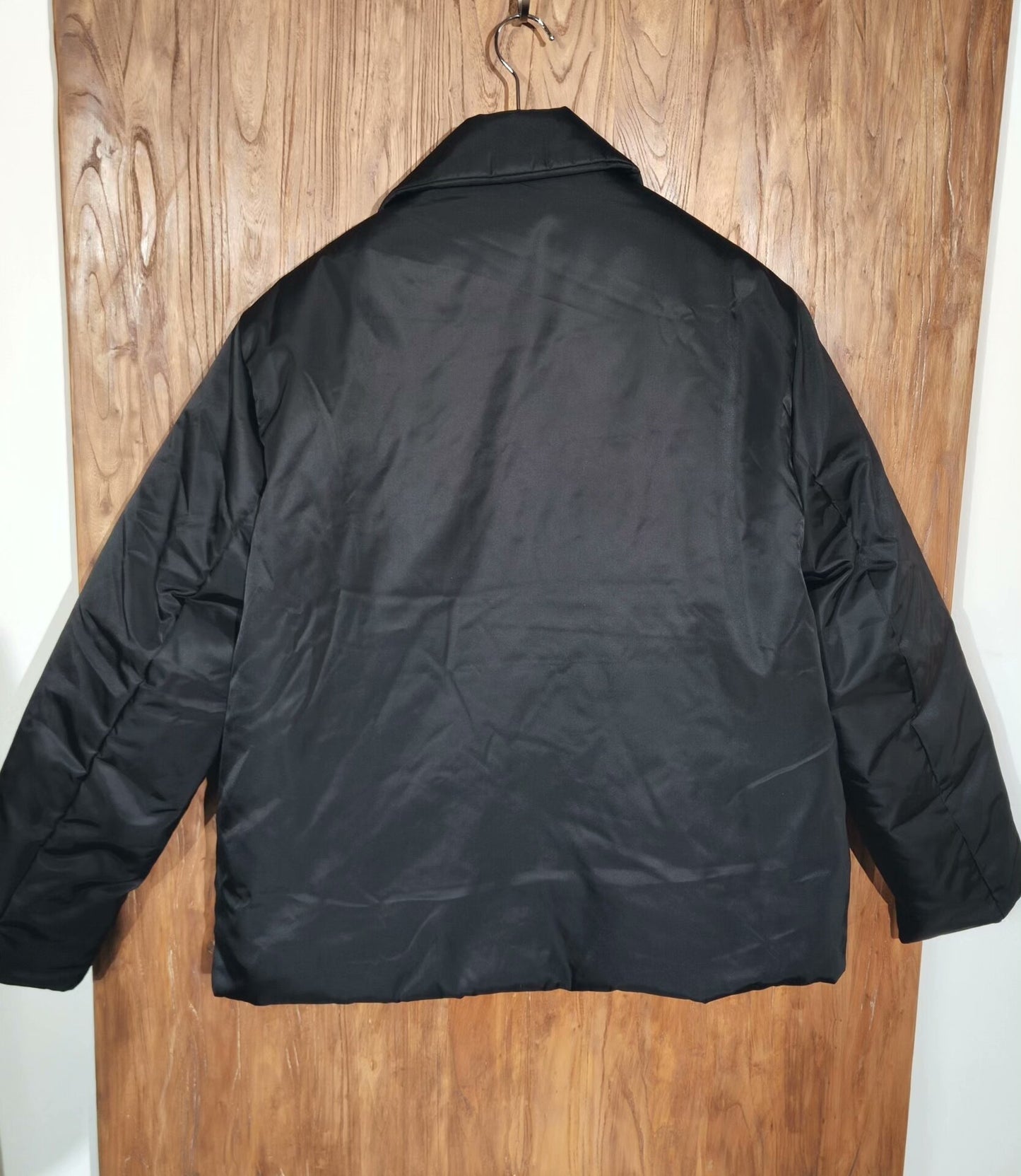 Prada Black Down Jacket, Size XL