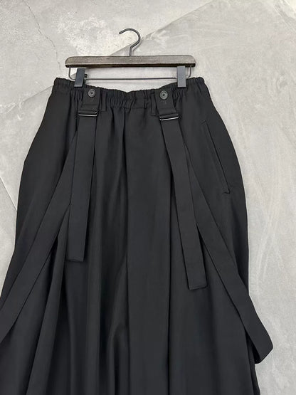 Yohji Yamamoto S/S 2019 Wool Suspender Pants