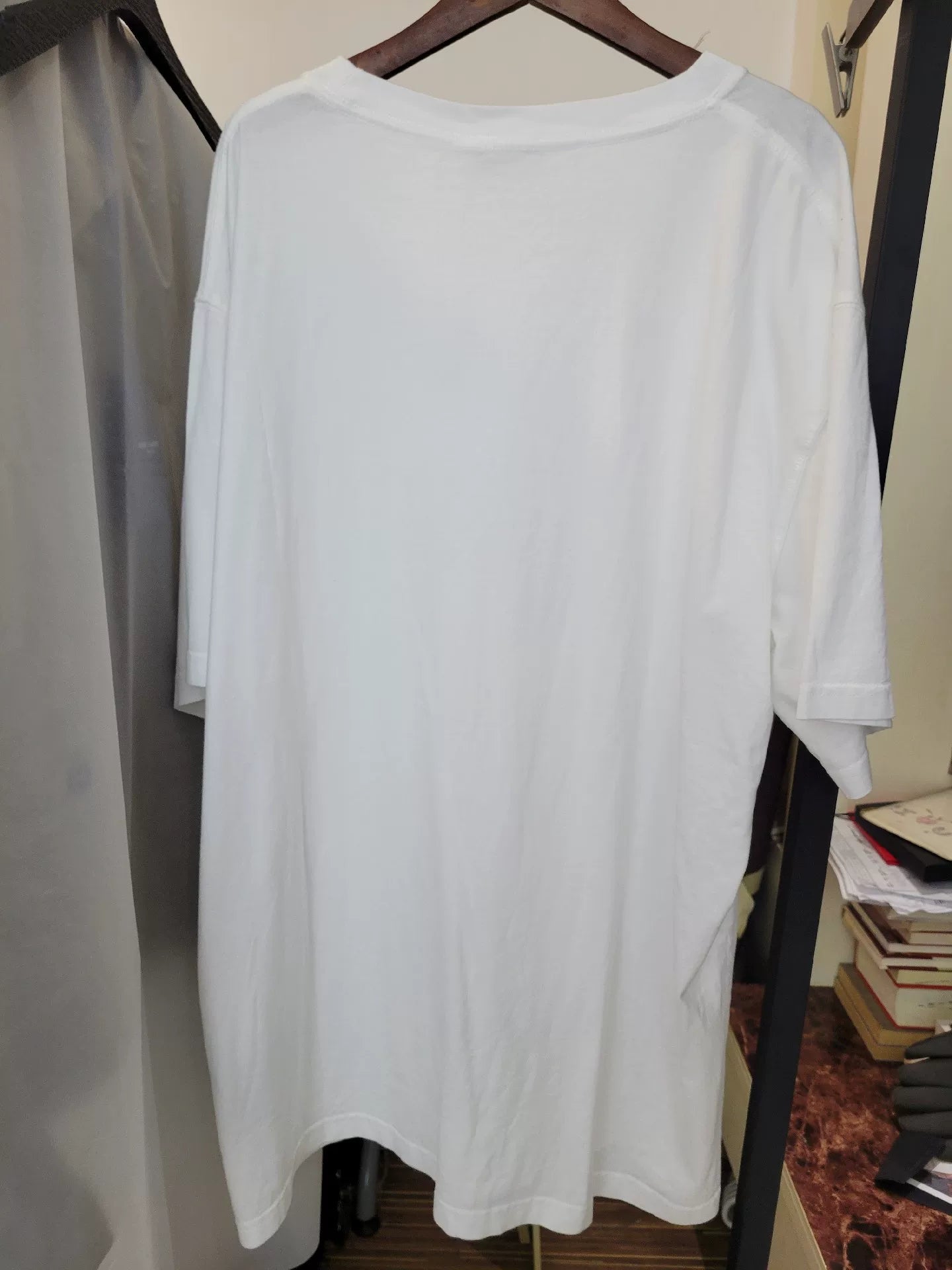 White Embroidered Logo T-Shirt by Dior