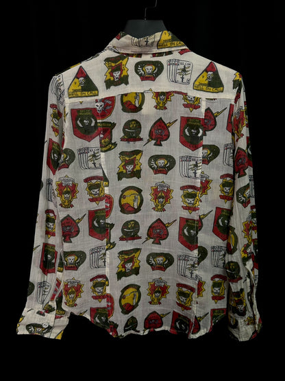 paul harnden early comic print shirt